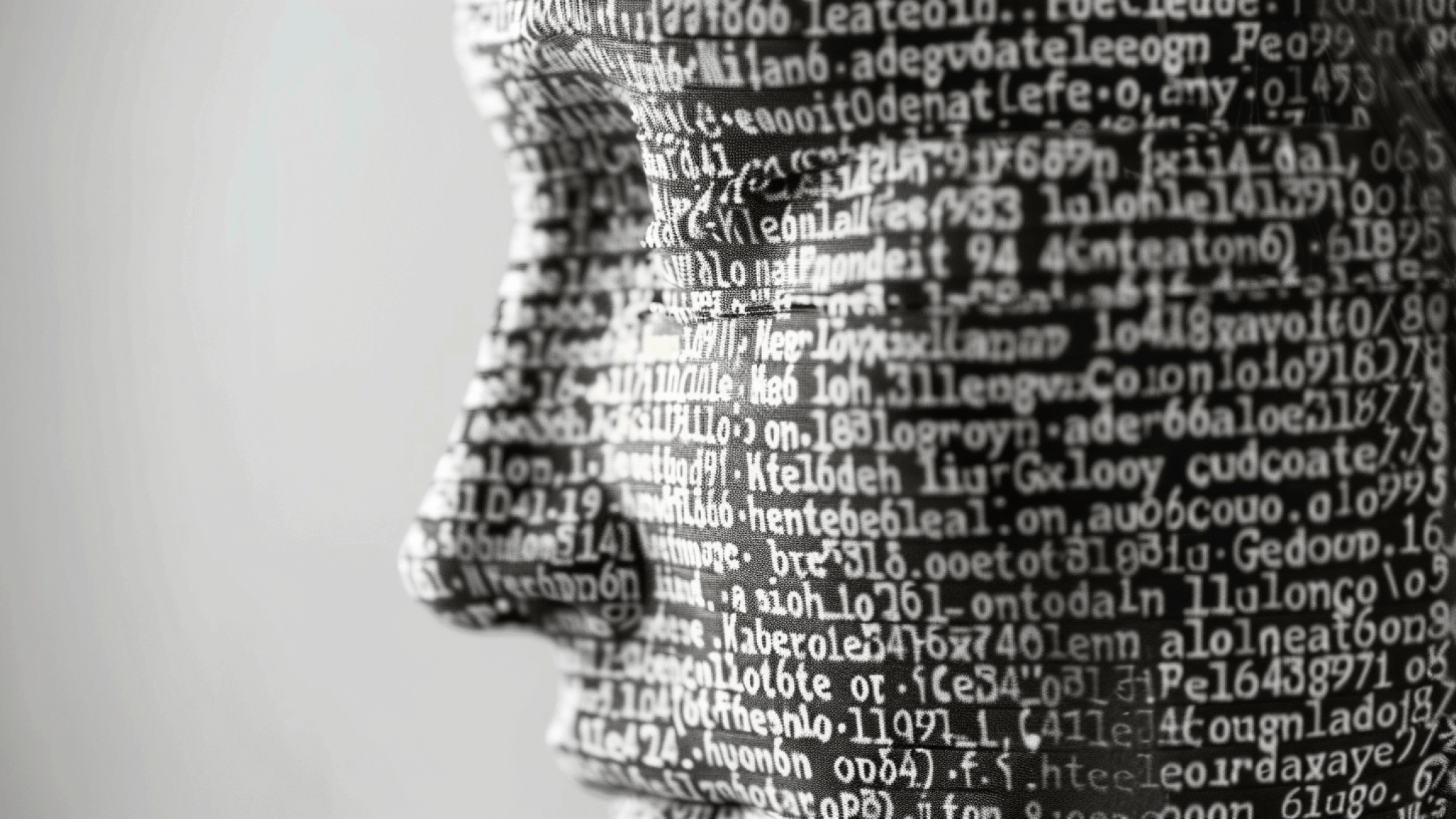 Image generated by generative artificial intelligence text över ansikte