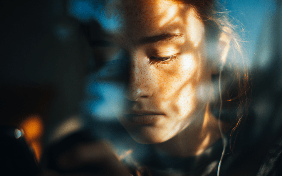 bild på ansikte av en ungdom